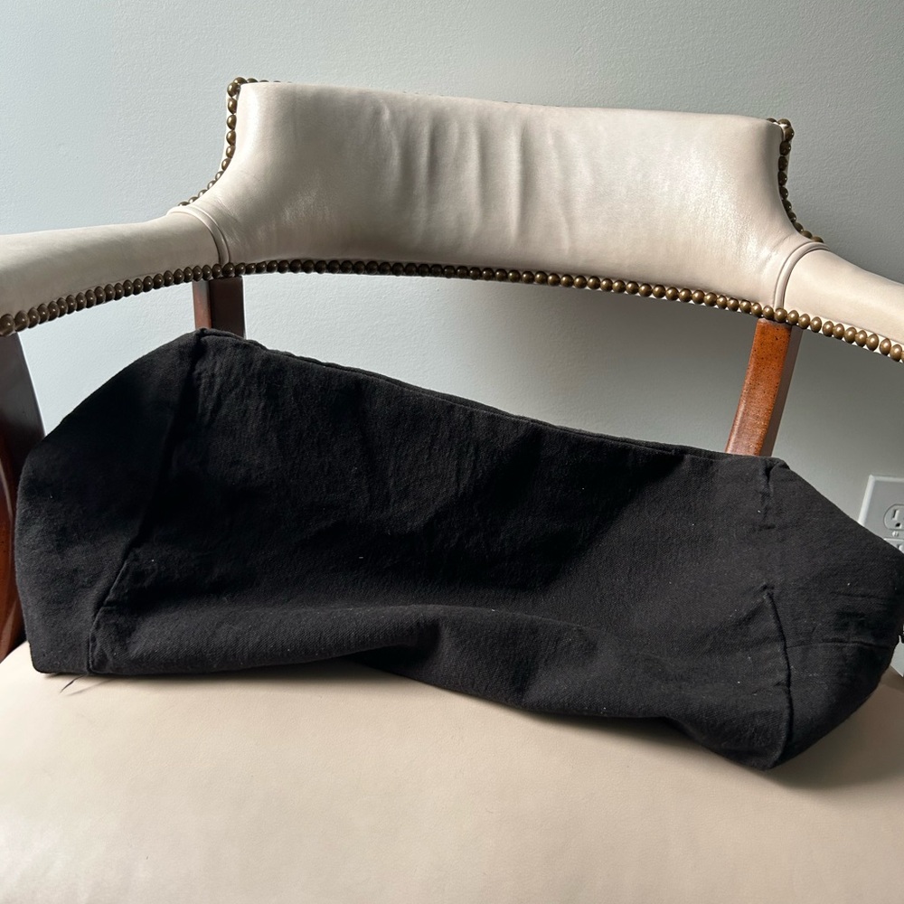 Sporty and Rich black canvas tote style bag - Picture 5 of 5